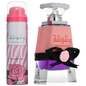 Kit Lattafa Washwashah EDP 100ml + Spray 50ml Feminino